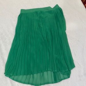 American Apparel chiffon sheer midi skirt.
